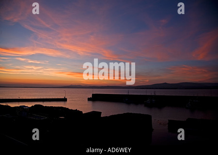 Helvick Fishing Harbour, Ring, Gaeltacht (Gaelic Speaking Area), County Waterford, Ireland Stock Photo