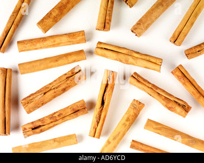 CINNAMON STICKS Stock Photo