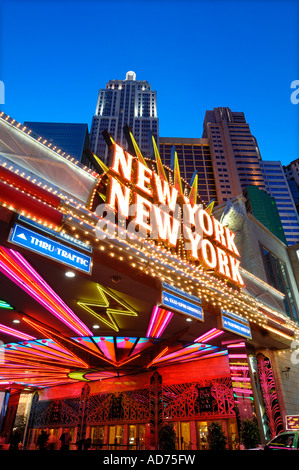 new york new york hotel las vegas nevada usa Stock Photo