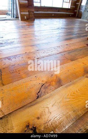 Cedar and Fir used in house construction Stock Photo