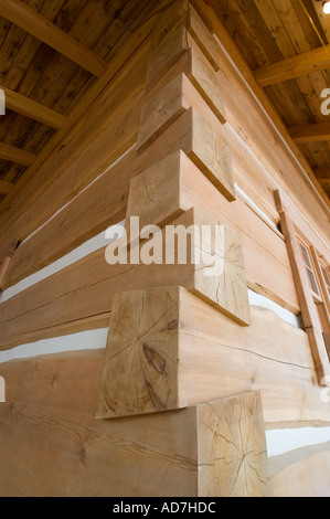 Cedar and Fir used in house construction Stock Photo