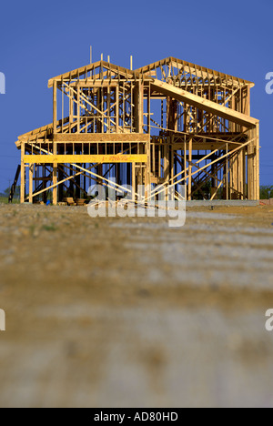 House under construction Stock Photo