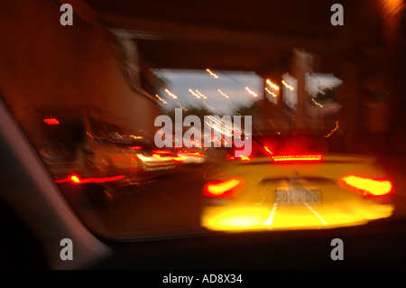 alien light forms on city streets dsca 4743 Stock Photo