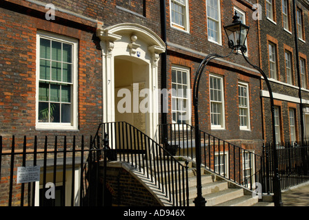 Legal chambers in King's Bench Walk Middle Temple Inns of the Court London England Stock Photo