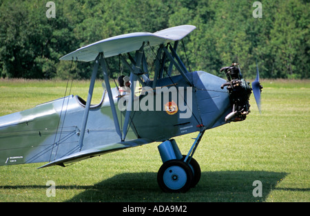 Ferte-Alais Air Show, Ferte-Alais Polikarpov PO2 Stock Photo