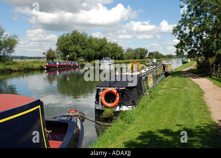 Gloucester and Sharpness Canal at Frampton on Severn, Gloucestershire, England, UK Stock Photo