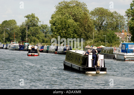 Gloucester and Sharpness Canal at Slimbridge, Gloucestershire, England, UK Stock Photo