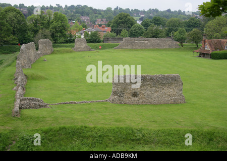 The Remains of Berkhamsted Castle, Hertfordshire Stock Photo