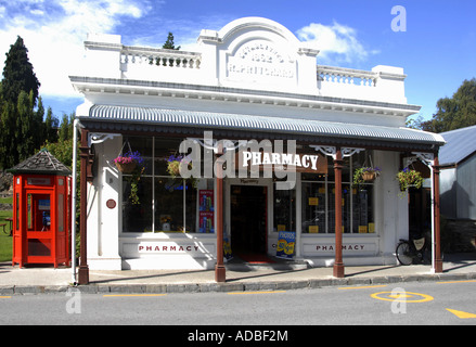 Pharmacy Arrowtown South Island New Zealand Stock Photo