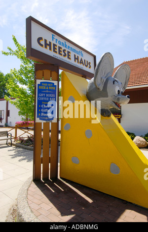 The famous Cheese Haus at Historical Frankenmuth Michigan MI Stock