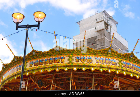 Fun fair at Roald Dahl Plass, Cardiff Bay, Cardiff, Wales Stock Photo -  Alamy