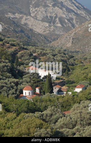 CRETE Countryside in the far west of Hania province Stock Photo