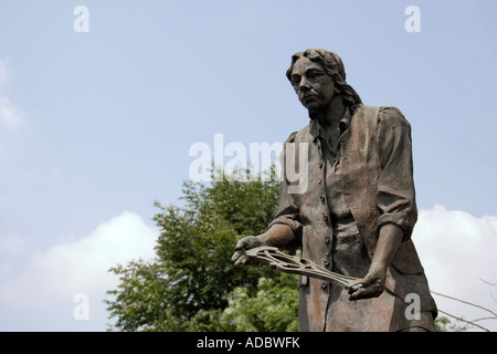 Thomas Chippendale Statue Otley Leeds West Yorkshire Stock Photo