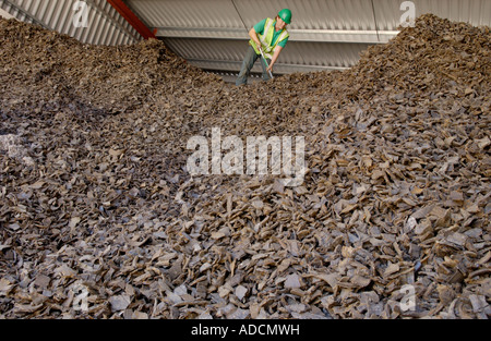 tyre recycling cryogenic baglan plant south wales alamy shredded tyres