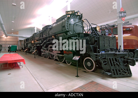 Big Boy a Union Pacific very large train National Railroad Museum at Green Bay Wisconsin WI Stock Photo