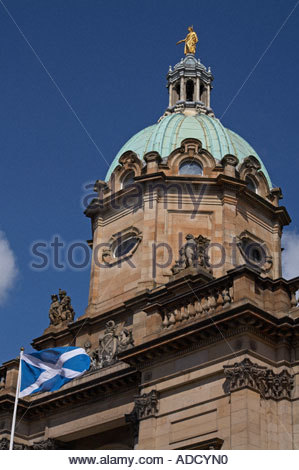 Halifax Bank of Scotland Headquarters, the Mound Edinburgh SCOTLAND Stock Photo