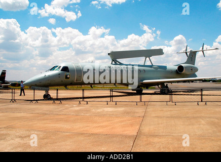 Surveillance Aircraft EMB145 AEW CO Sivam Project Brazilian Air Force FAB Stock Photo