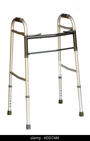 Still life of a Handicap Aluminum Walker Stock Photo