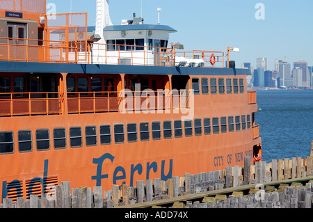 Staten Island Ferry, New York City Stock Photo