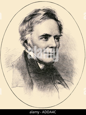 John Keble, 1792-1866. English churchman and poet.  From the painting by G Richmond. Stock Photo