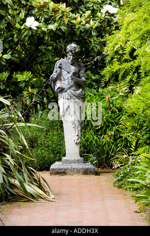 Pan statue, RHS Wisley gardens, England Stock Photo