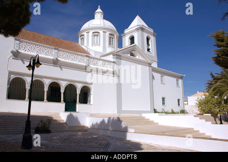 View of Igreja da Misericórdia Misericordia Mercy Church Castro Marim Algarve Iberia Portugal Europe Stock Photo