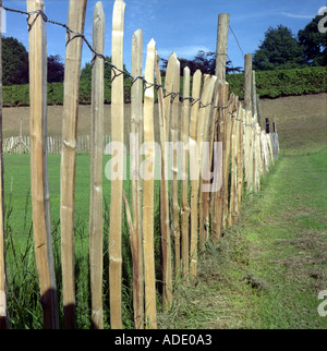 A fence in the Kings Heath Park Birmingham UK Stock Photo