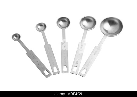 measuring spoons Stock Photo
