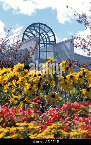 The New Brunswick Botanical Garden Les Jardin de la Repulique Edmundston New Brunswick Canada Stock Photo