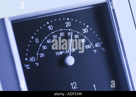 thermo hygrometer Stock Photo