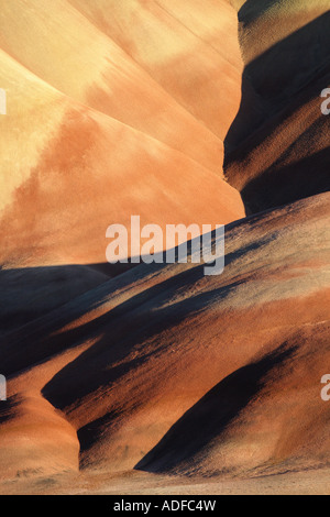 John Day Fossil Beds National Monument, Painted Hills Unit, Central Oregon Stock Photo