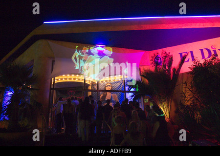 Discotheque Club El Divino in Eivissa Ibiza Stock Photo