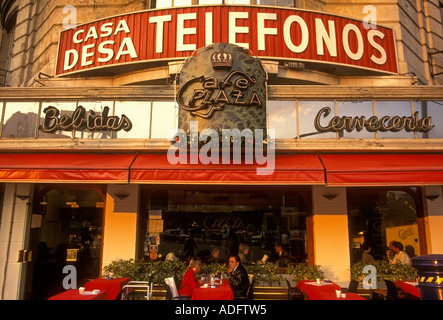 Casa Desa Telefonos restaurant, Plaza de la Republica, Avenue of July 9, Calle Lavalle, Buenos Aires, Buenos Aires Province, Argentina, South America Stock Photo