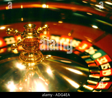 electronic roulette casino gaming house plaything pledge Stock Photo