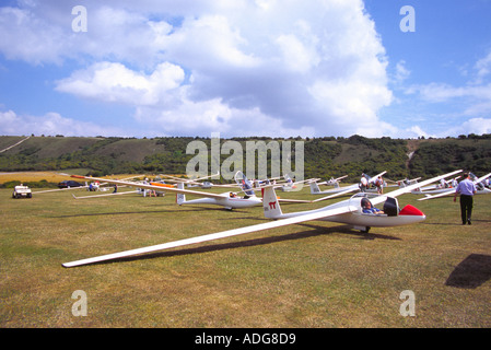 The London Gliding Club Dunstable Stock Photo