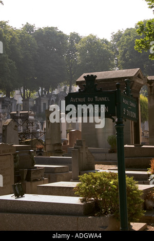 Cimetiere de Montmartre Paris Stock Photo