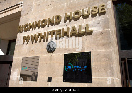 79 Richmond house department of works and pensions, and department of health london england uk europe Stock Photo