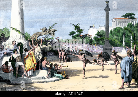 ancient greek olympics chariot races