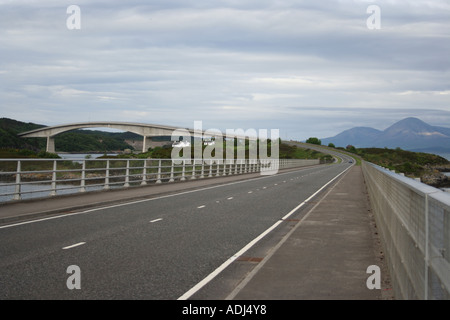 view on the Isle of Skye Bridge Kyle of Lochalsh Scotland  June 2006 Stock Photo