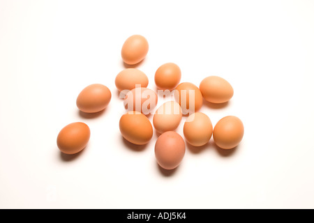 Chickens eggs Stock Photo