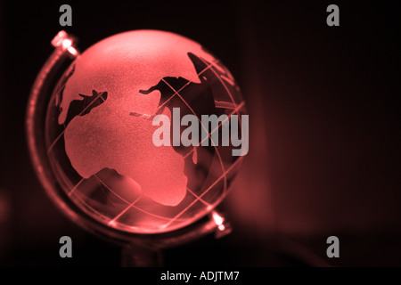 Worldwide, Map, red, glass, Globe, global, worldwide, Stock Photo