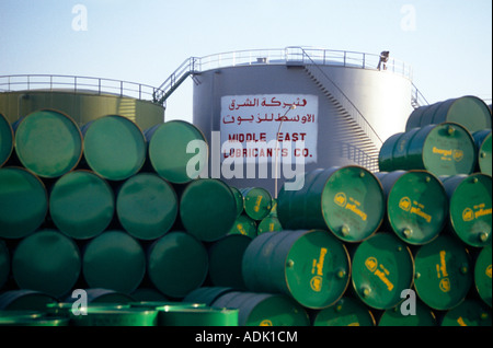 Jebel Ali Dubai UAE Middle East Lubricants Company Stock Photo