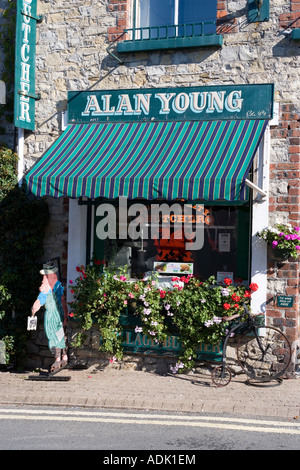 Butchers Llantwit Major Glamorgan South Wales Stock Photo