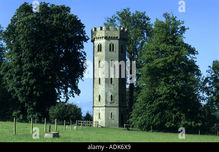 Leicester Tower at site of Battle of Evesham, Worcestershire, England, UK Stock Photo