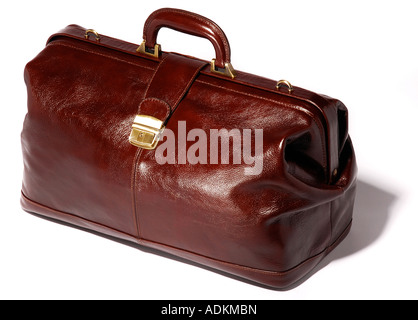 Brown Doctors Bag. Picture by Paddy McGuinness paddymcguinness Stock Photo