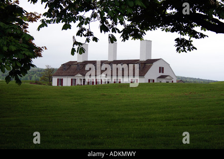 Officer's Quarters at Fort Anne, Annapolis Royal, Canada, Nova Scotia, North America.  Photo by Willy Matheisl Stock Photo