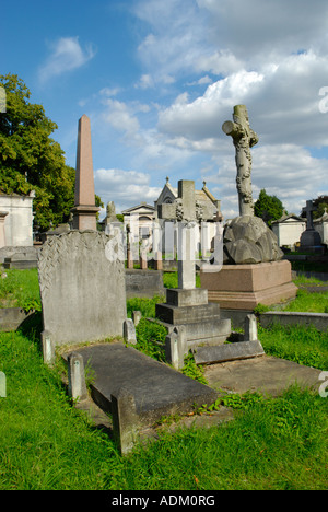 Kensal Green Cemetery London England Stock Photo