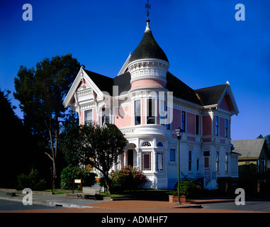 The Pink Lady House in Eureka California USA Stock Photo - Alamy