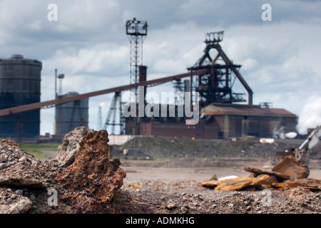 The blast furnace and industry of the Redcar site, Corus Steel on ...