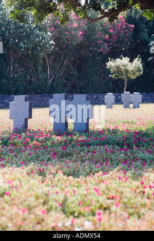 Maleme German Military cemetery Stock Photo